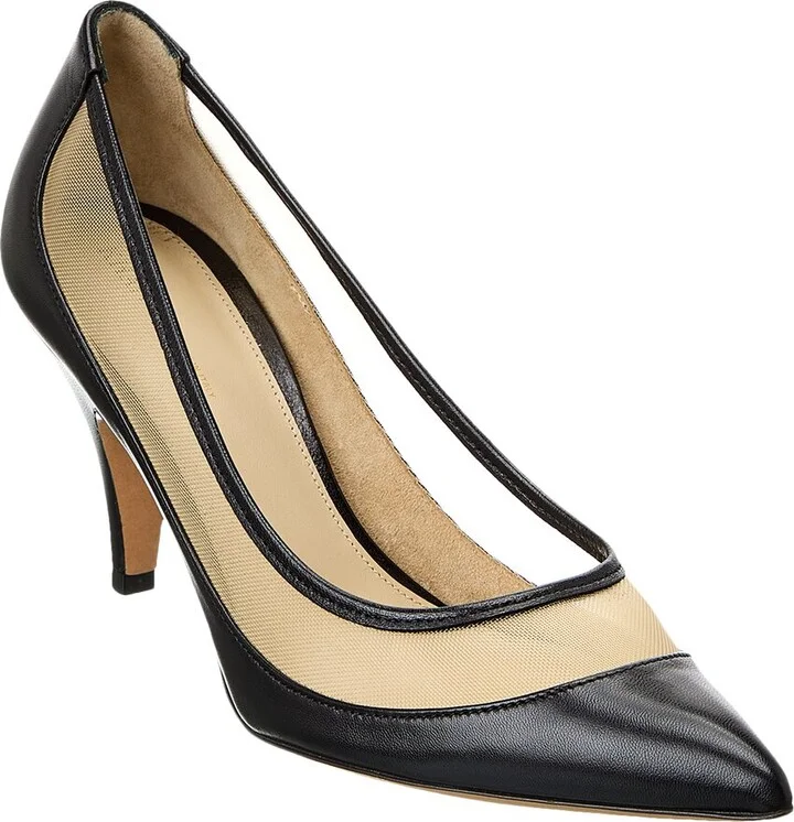 Khaite The River Mesh & Leather Pump