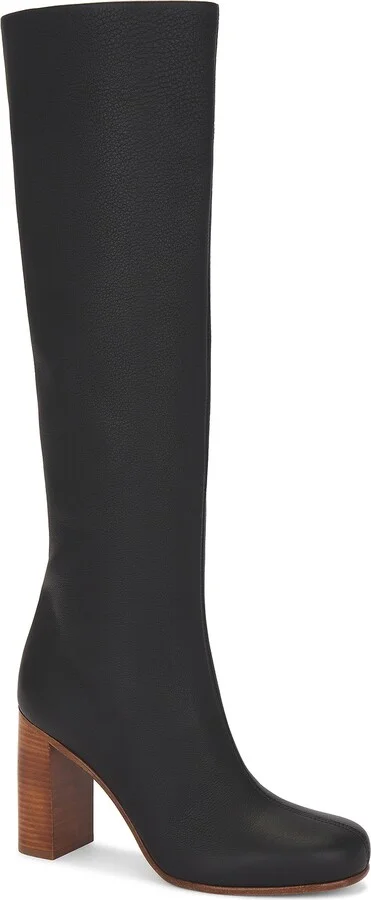KHAITE Willow Knee High 90 Boot in Black - Image 2