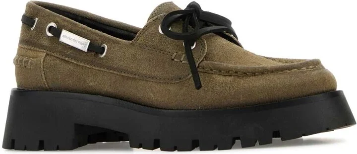 Khaki Suede Carson Loafers - Image 2