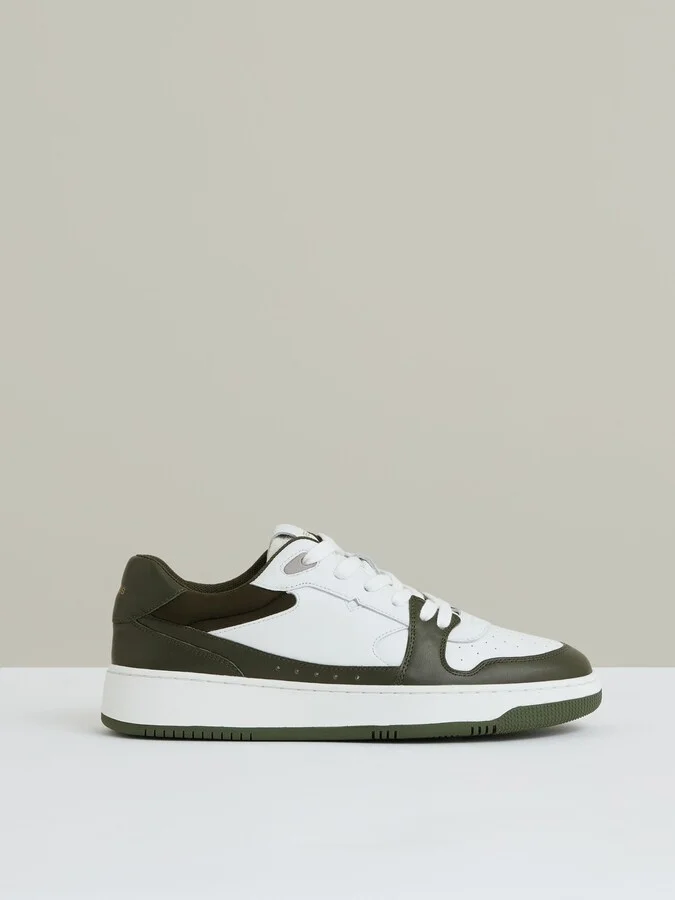 Khaki/White