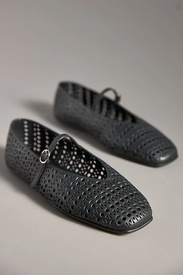 Khloe Eyelet Mary Jane Flats - Image 2