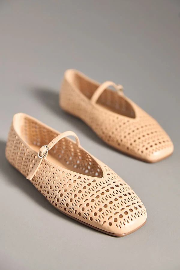 Khloe Eyelet Mary Jane Flats - Image 2