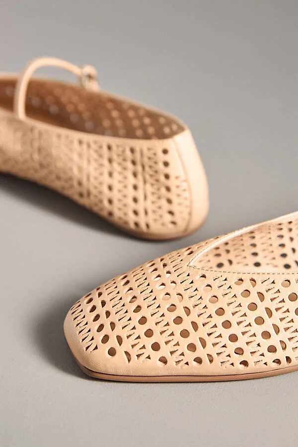 Khloe Eyelet Mary Jane Flats - Image 3