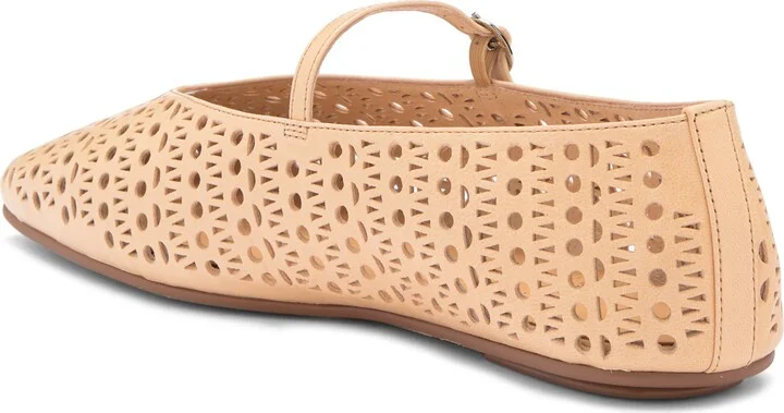 Khloe Perforated Square Toe Flat - Image 8