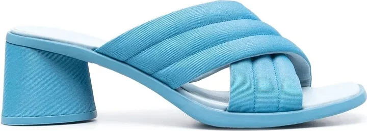 Kiara 60mm crossover-strap sandals