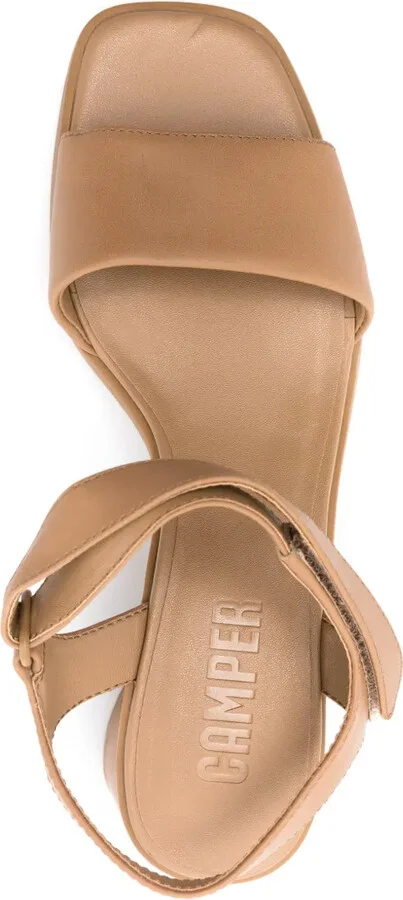 Kiara block-heel leather sandals - Image 4