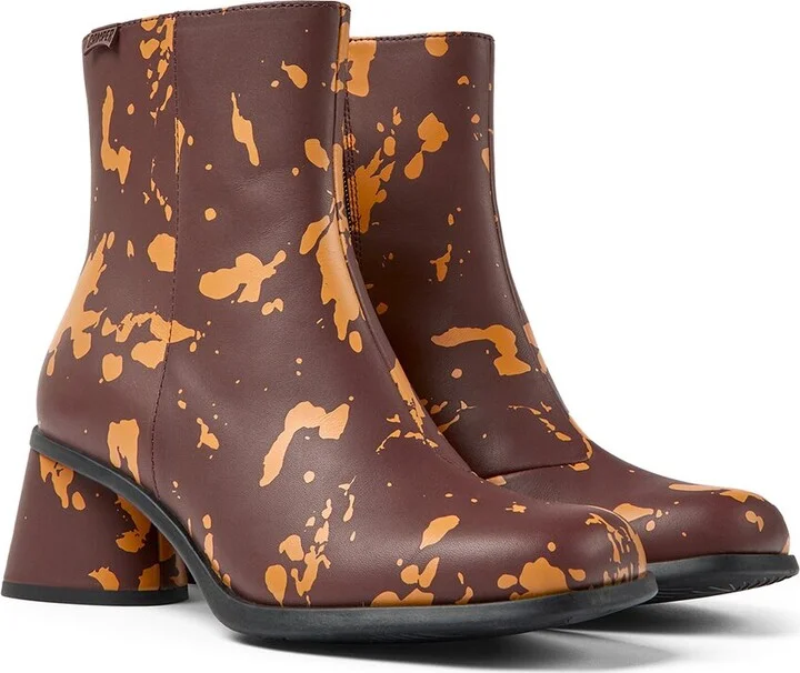 Kiara Leather Zip Bootie