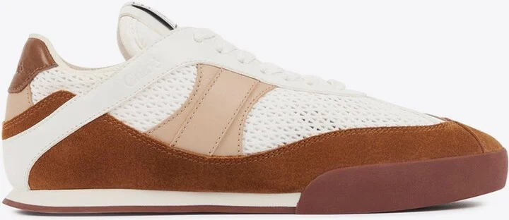 Kick Leather and Mesh Sneakers