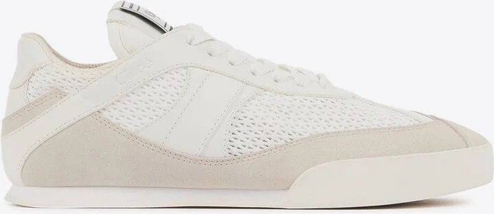 Kick Leather and Mesh Sneakers