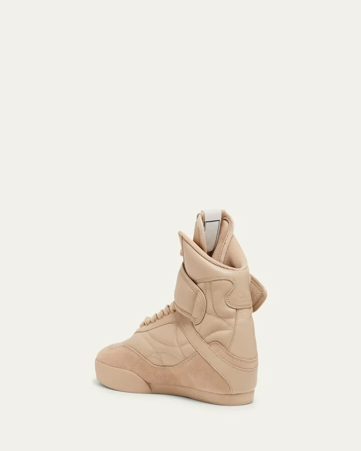 Kick Leather High-Top Sneakers - Image 2