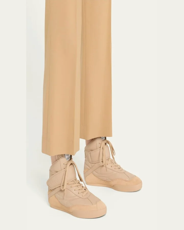 Kick Leather High-Top Sneakers - Image 4