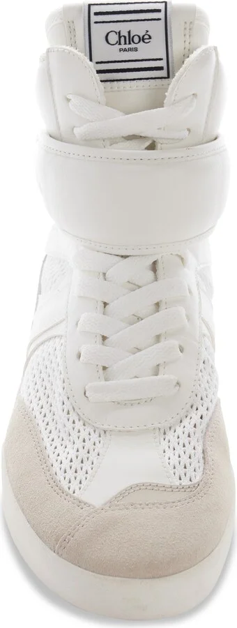 Kick Leather & Mesh High Top Sneaker - Image 4