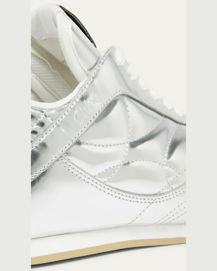 Kick Metallic Leather Kick Sneakers - Image 10