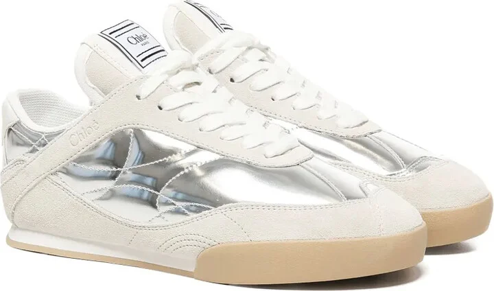 Kick metallic-panelled sneakers - Image 2