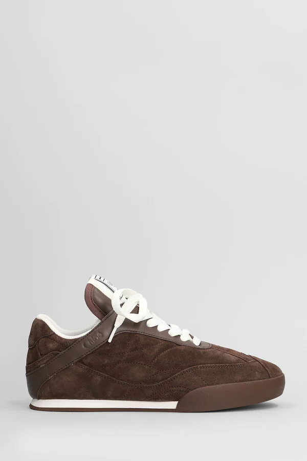 Kick Sneakers In Brown Suede