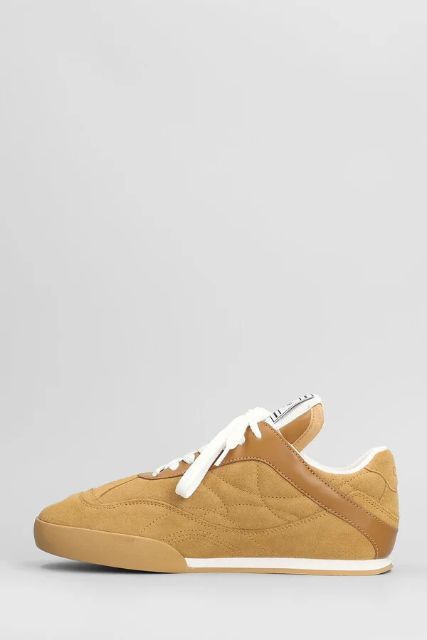 Kick Sneakers In Camel Suede - Image 3