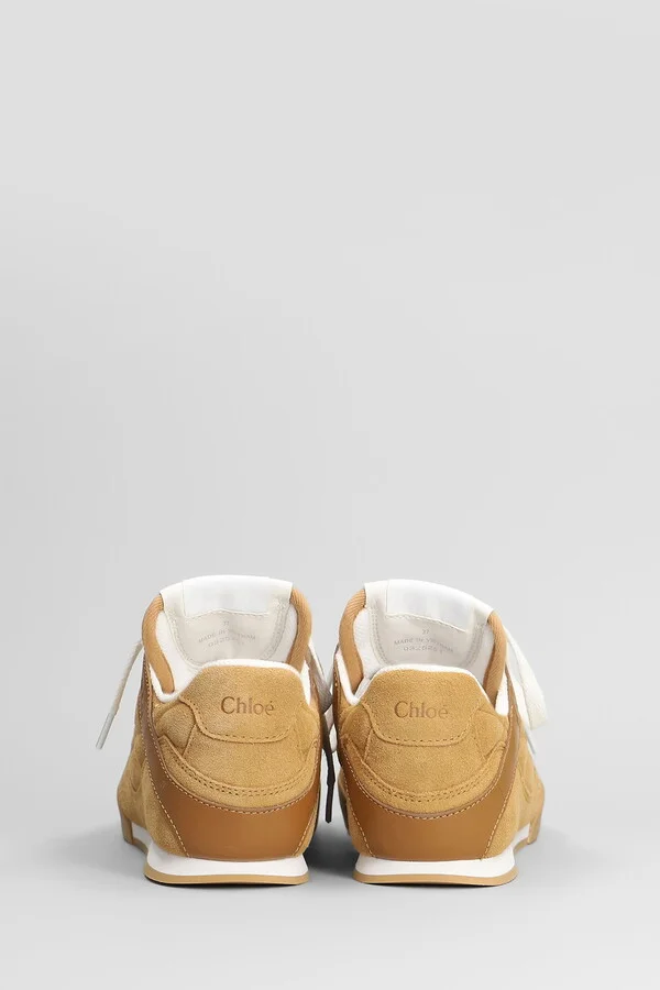 Kick Sneakers In Camel Suede - Image 4