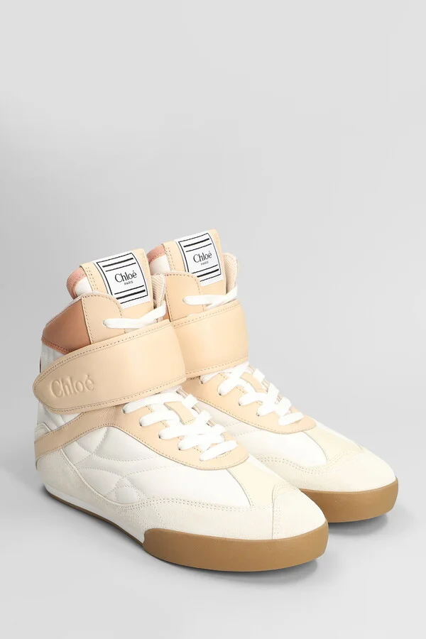 Kick Sneakers In White Suede And Leather - Image 2
