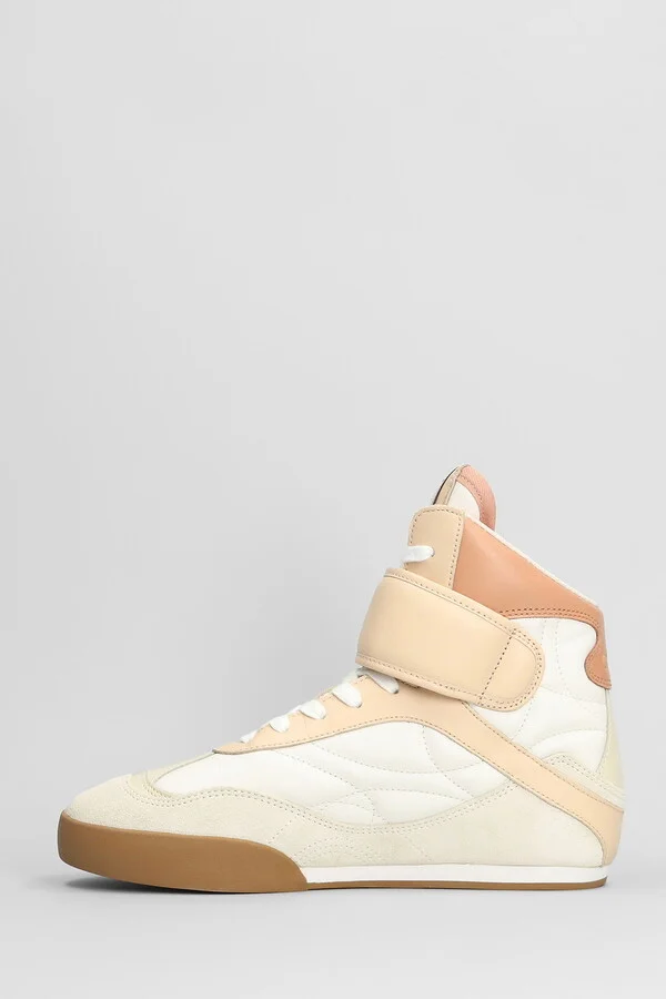 Kick Sneakers In White Suede And Leather - Image 3