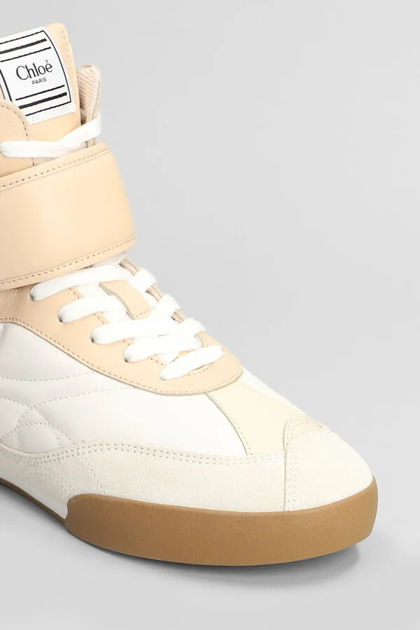 Kick Sneakers In White Suede And Leather - Image 5