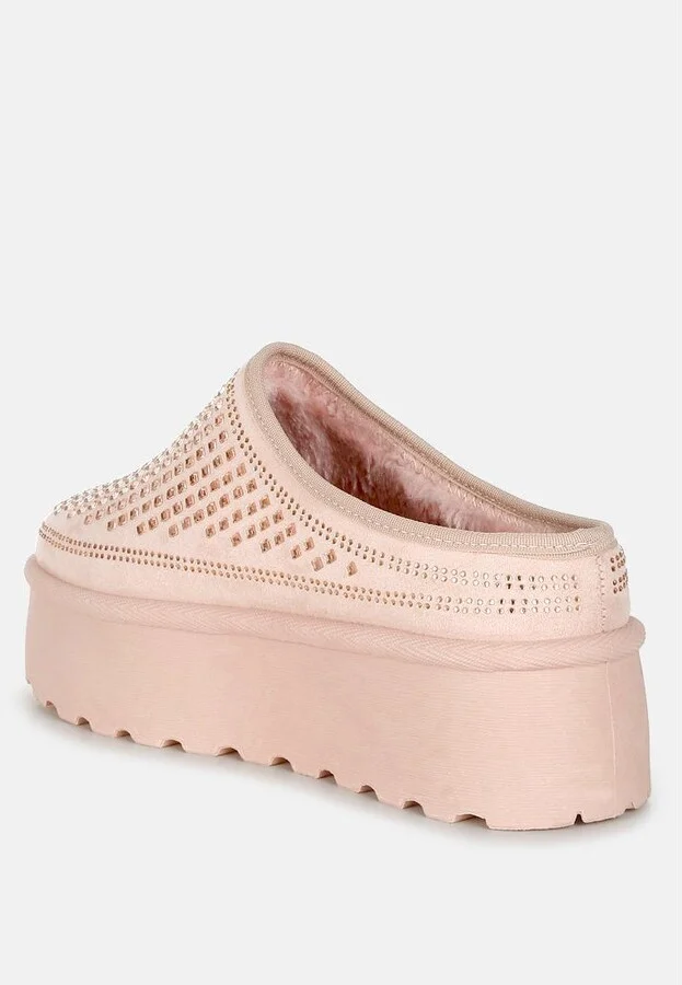 Kickles Rhinestones Embellished Platform Classic Slip-On - Image 3