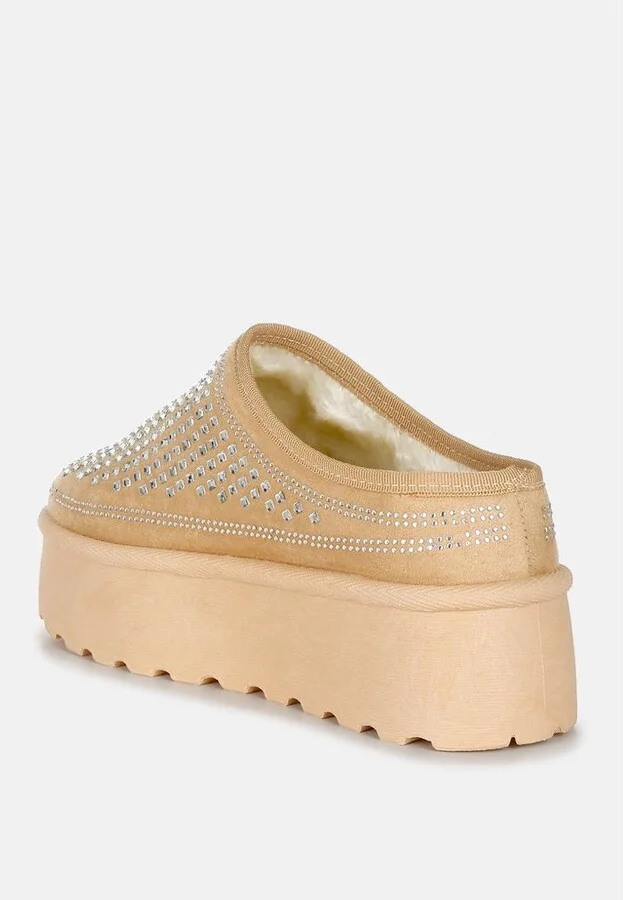 Kickles Rhinestones Embellished Platform Classic Slip-On - Image 4