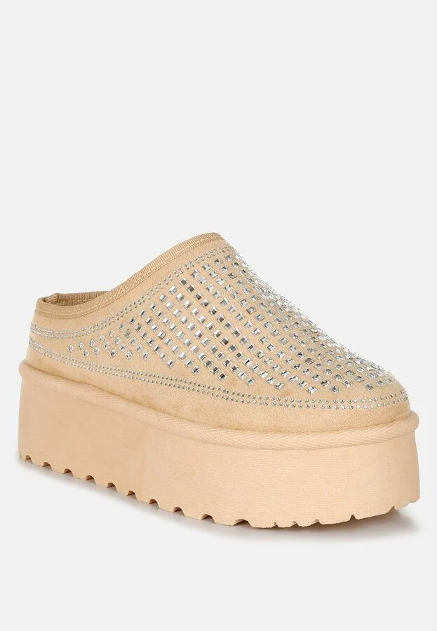 Kickles Rhinestones Embellished Platform Classic Slip-On - Image 5