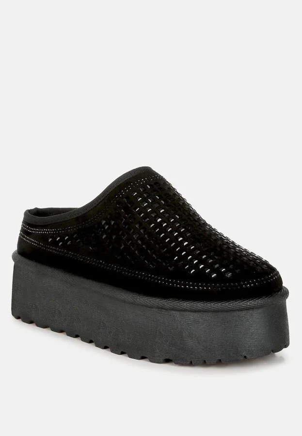 Kickles Rhinestones Embellished Platform Classic Slip-On - Image 6