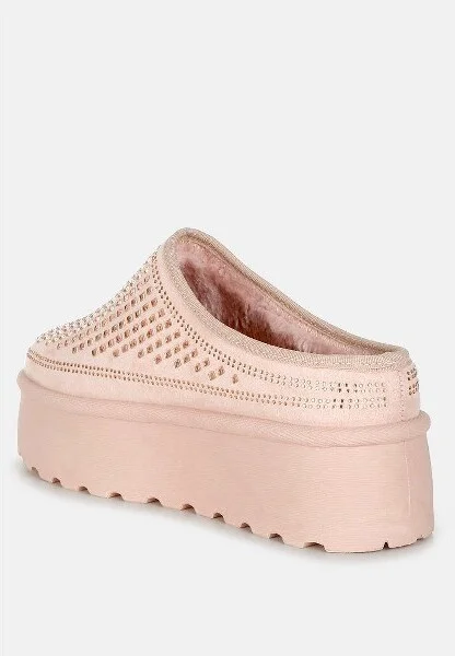 Kickles Rhinestones Embellished Platform Classic Slip-On Women - Image 3