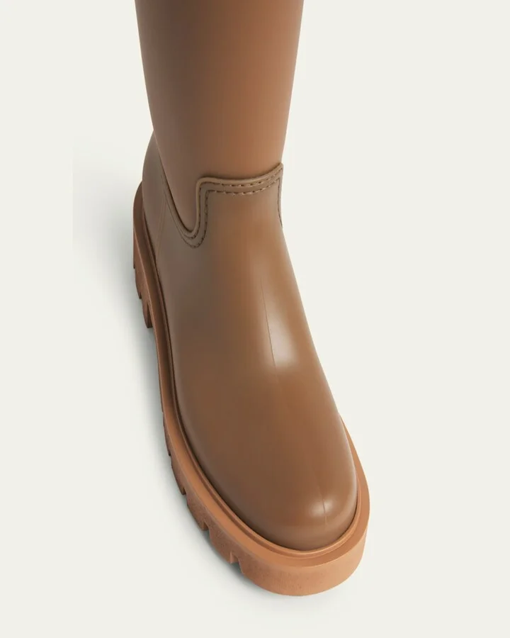 Kickstream Leather Tall Rain Boots - Image 5