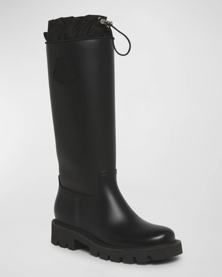 Kickstream Leather Tall Rain Boots - Image 4