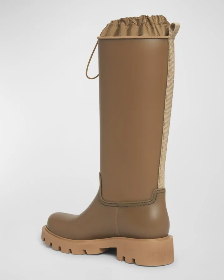 Kickstream Leather Tall Rain Boots - Image 11