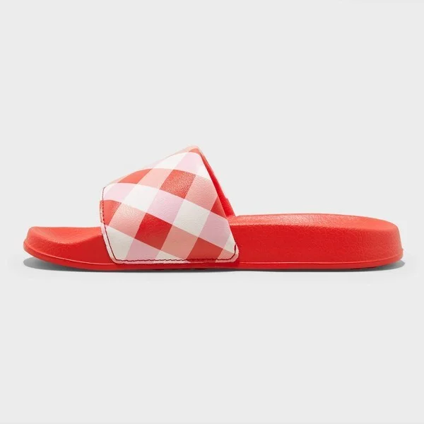 Kids' Devon Slides - Cat & Jack™ : Slip-On Sandals, Contoured Footbed, Open Toe - Image 3