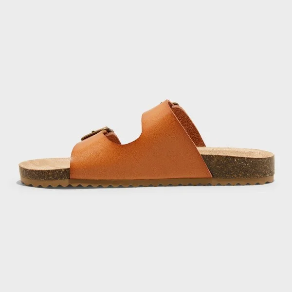 Kids' Drew Footbed Sandals - Cat & Jack™ : Slip-On, Contoured Footbed, Open Toe - Image 3