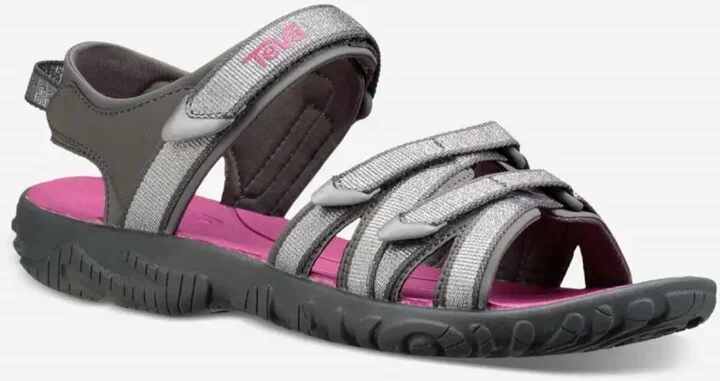 Kids Tirra Sandal In Silver/magenta