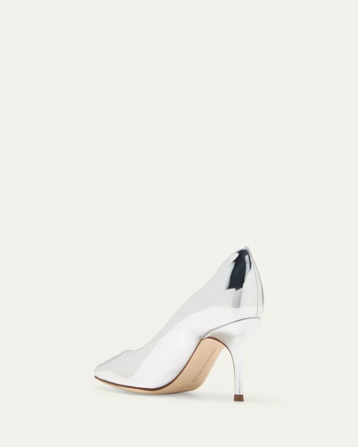 Kietta Metallic Leather Stiletto Pumps - Image 7