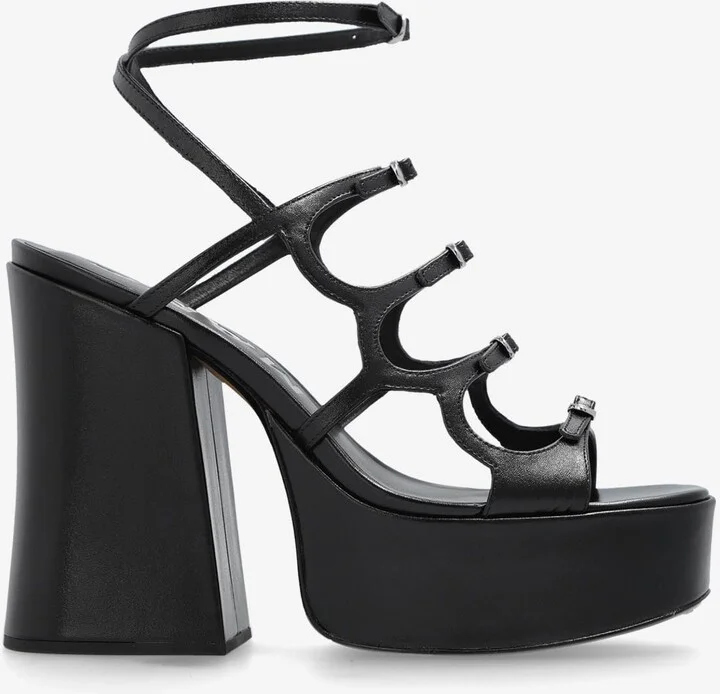 Kiki 125 Leather Platform Sandals