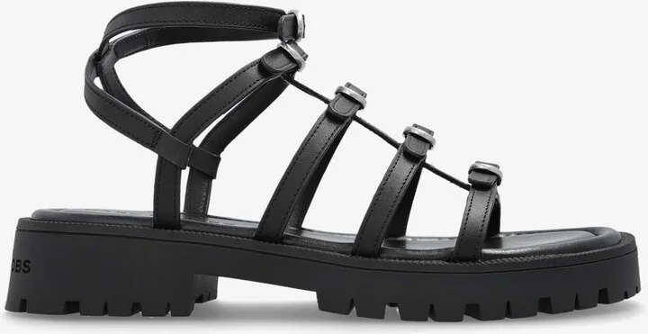 Kiki Leather Cage Sandals