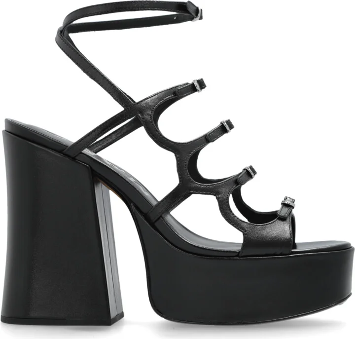 Kiki Platform Sandals, , - Black