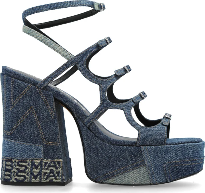 Kiki Platform Sandals, , - Blue