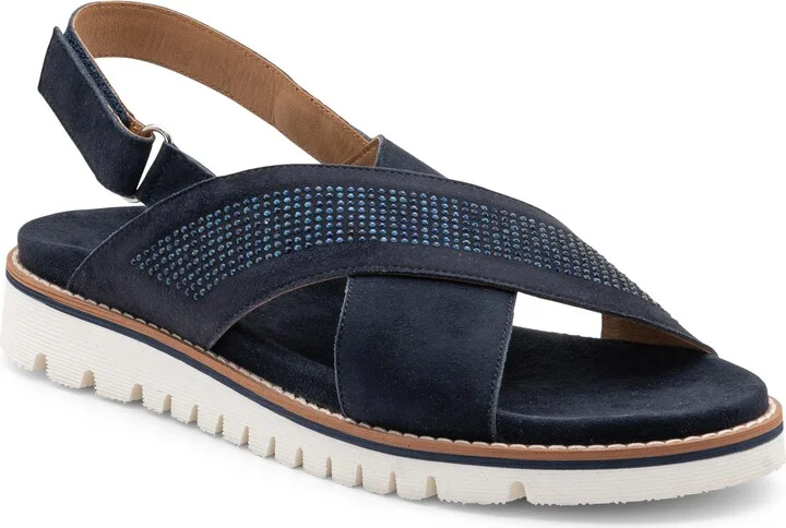 Navy Suede
