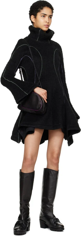 Kiko Kostadinov Black Knotted Riding Boots - Image 5