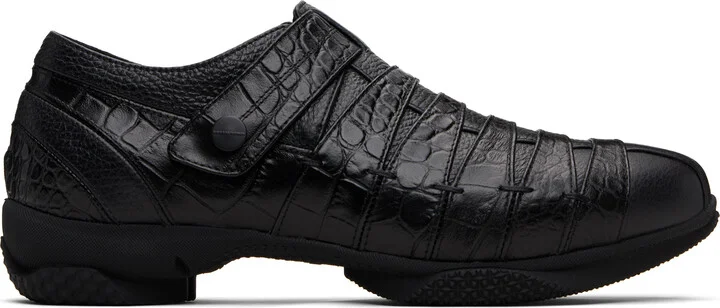 Kiko Kostadinov Black Kormos Fisherman Loafers