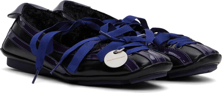 Kiko Kostadinov Black Lella Hybrid Ballerina Flats - Image 4