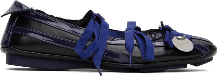 Kiko Kostadinov Black Lella Hybrid Ballerina Flats