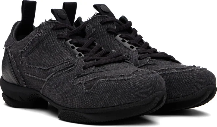 Kiko Kostadinov Black Ostro Canvas Sneakers - Image 4