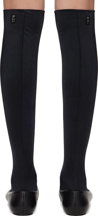 Kiko Kostadinov Black Proxima Long Ballerina Flats - Image 2