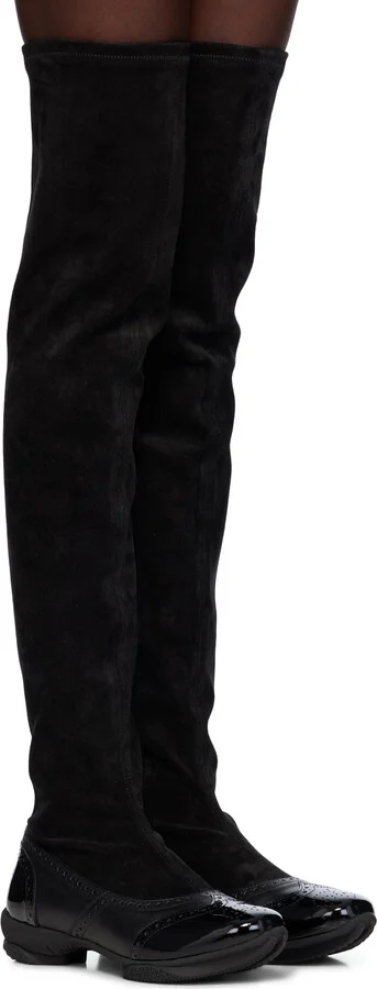 Kiko Kostadinov Black Sonia High Boots - Image 4
