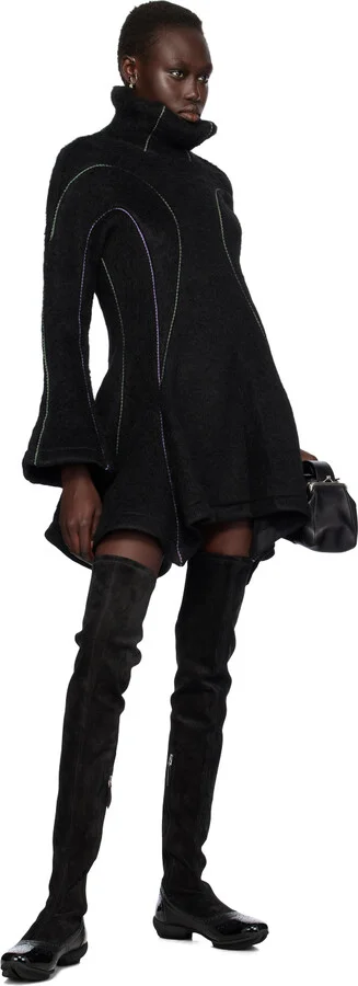 Kiko Kostadinov Black Sonia High Boots - Image 5
