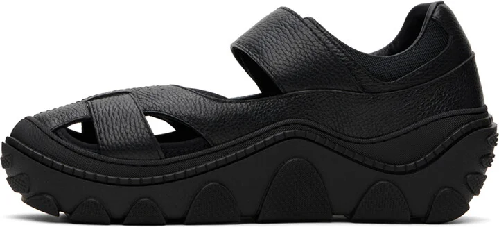 Kiko Kostadinov Black Tonkin Hybrid Sandals - Image 3